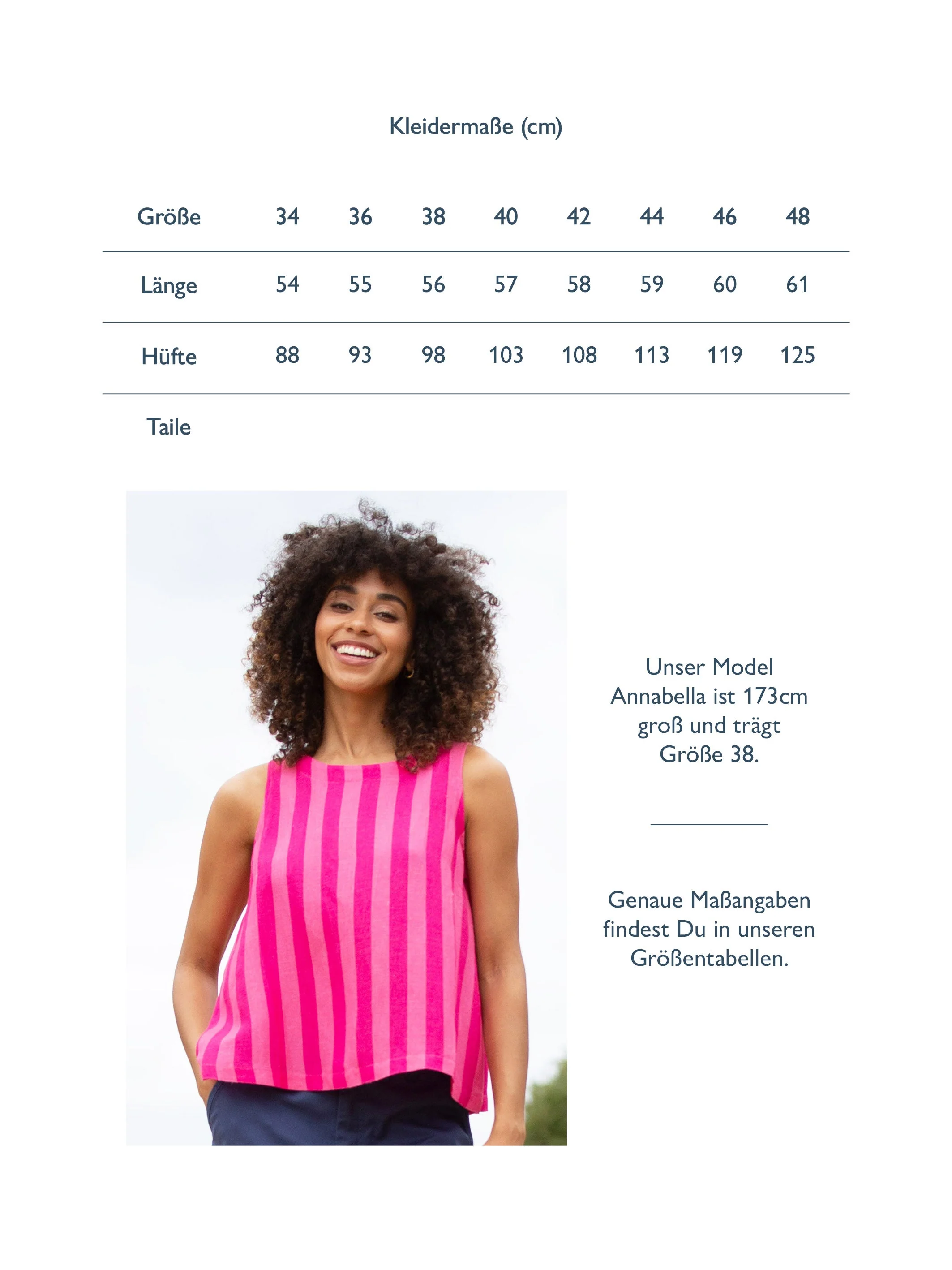 Askerswell Ärmelloses Gewebtes Shirt Azalee Streifen - Image 7