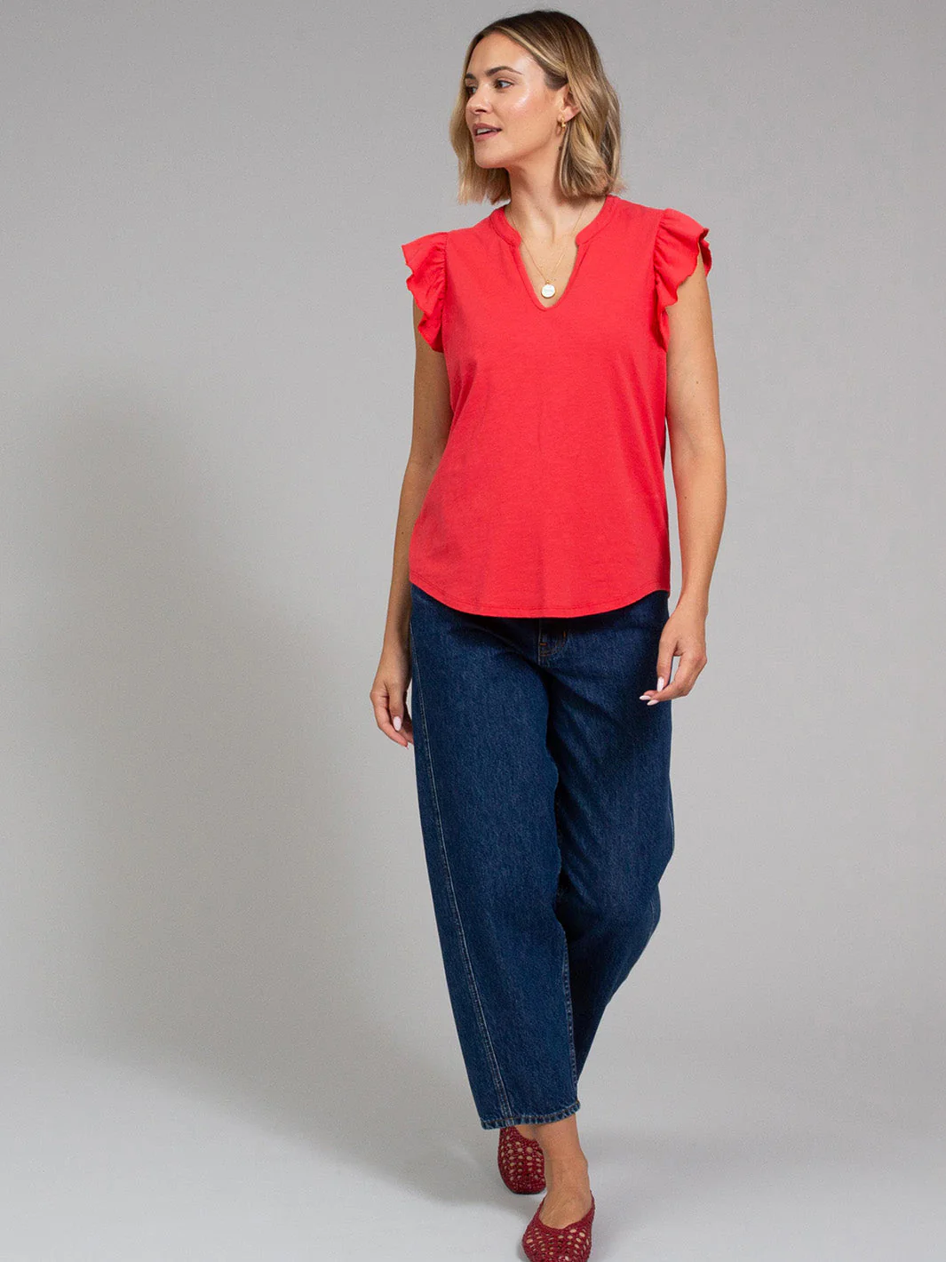 Bramblecombe Slub-Jersey Shirt Mohn - Image 3