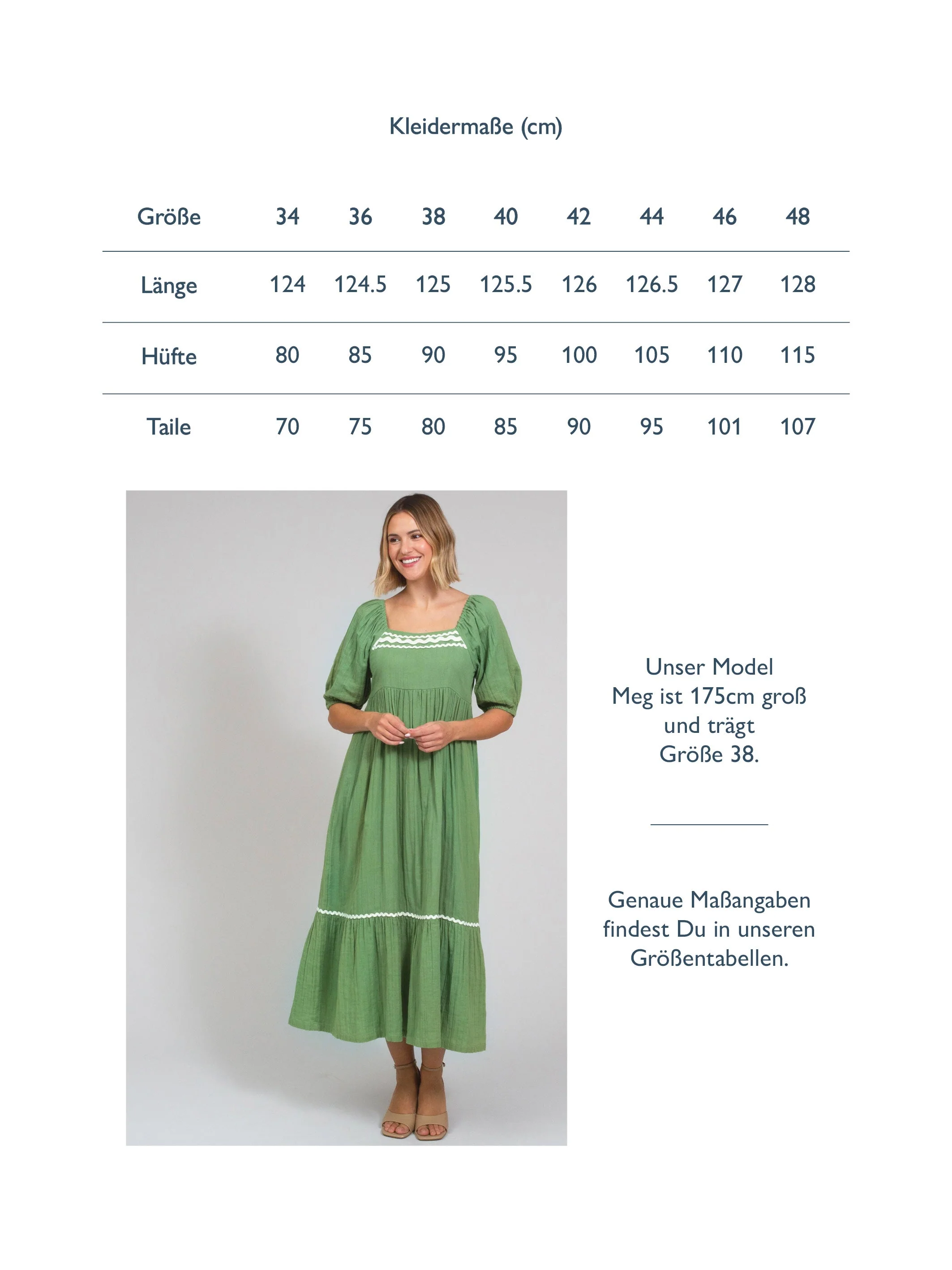 Cattistock Musselin Mit Wellenband Kleid Efeu - Image 8