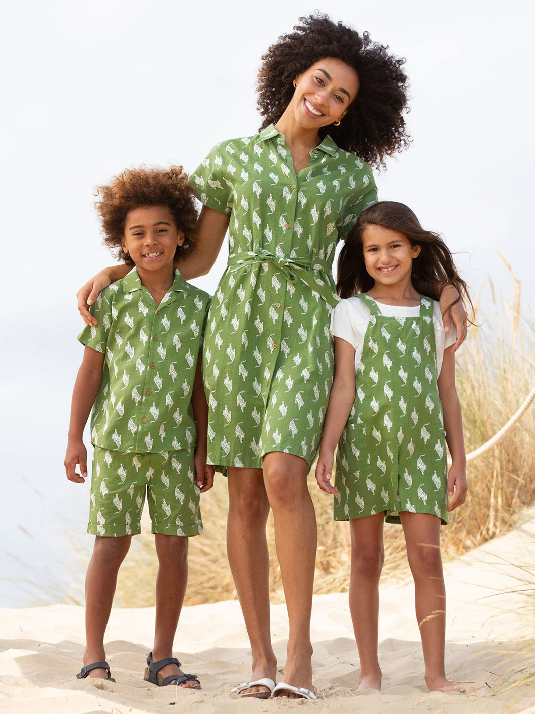 Charlton Slub-Webstoff Kleid Stay Wild - Image 5