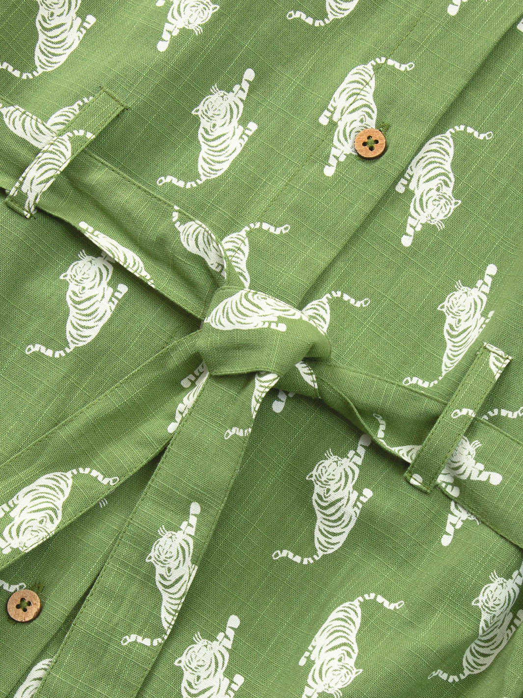 Charlton Slub-Webstoff Kleid Stay Wild - Image 9