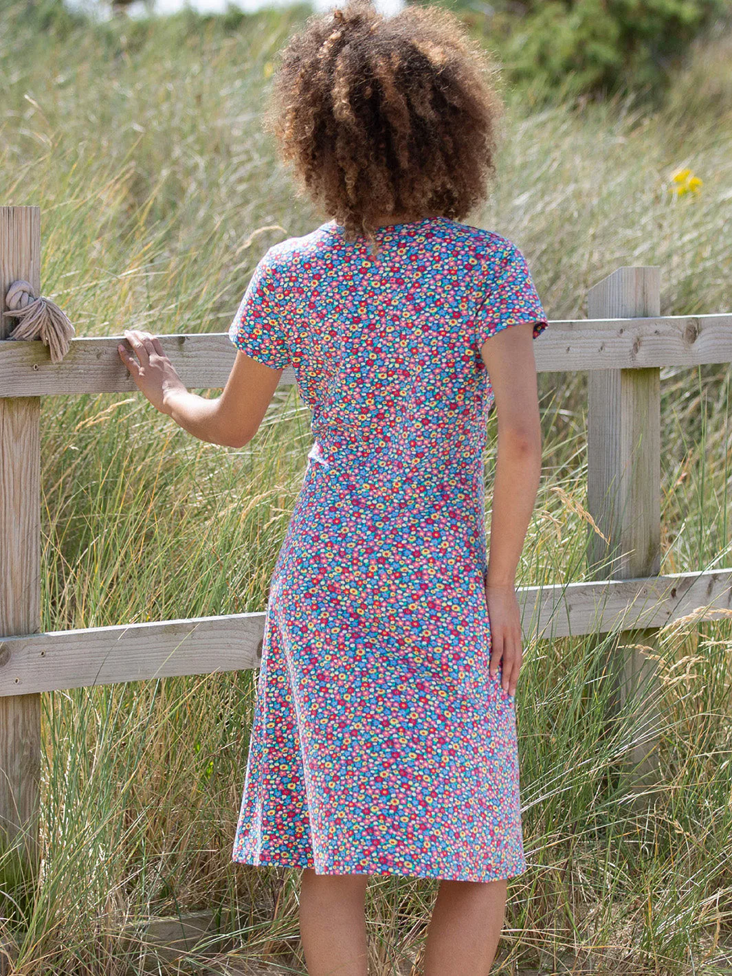 Cheselbourne Jersey Kleid Meadow Ditsy Bright - Image 4