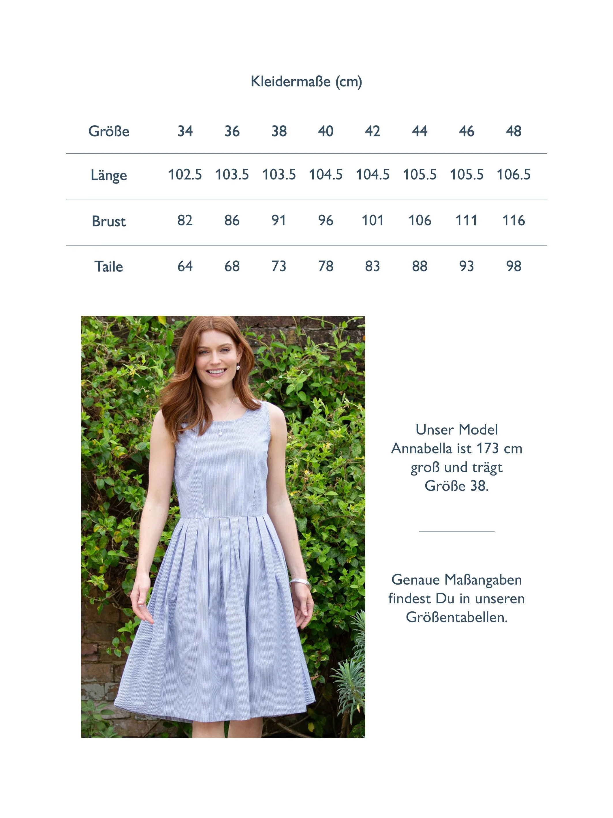 Chesil Ticking Kleid - Image 6