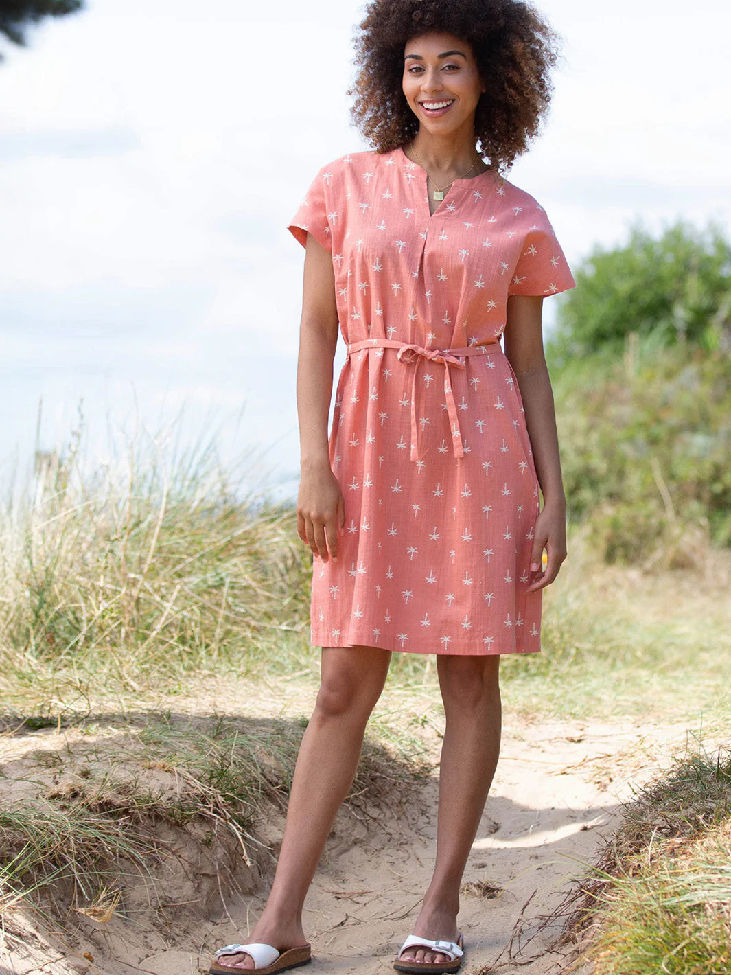 Chettle Kleid Aus Strukturierter Baumwolle Coco Palm - Image 3