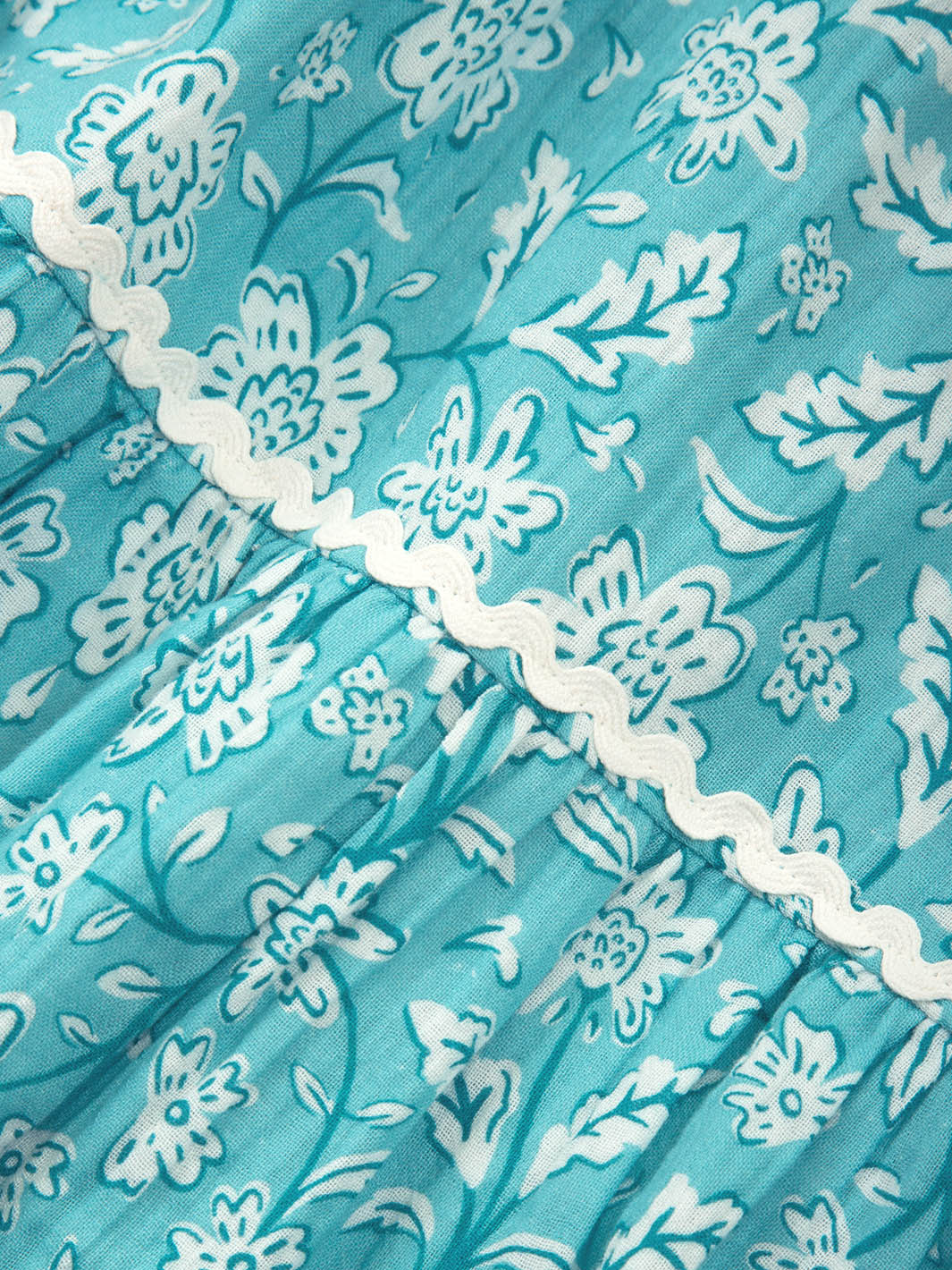 Chilfrome Musselin Kleid Ocean Bloom - Image 7