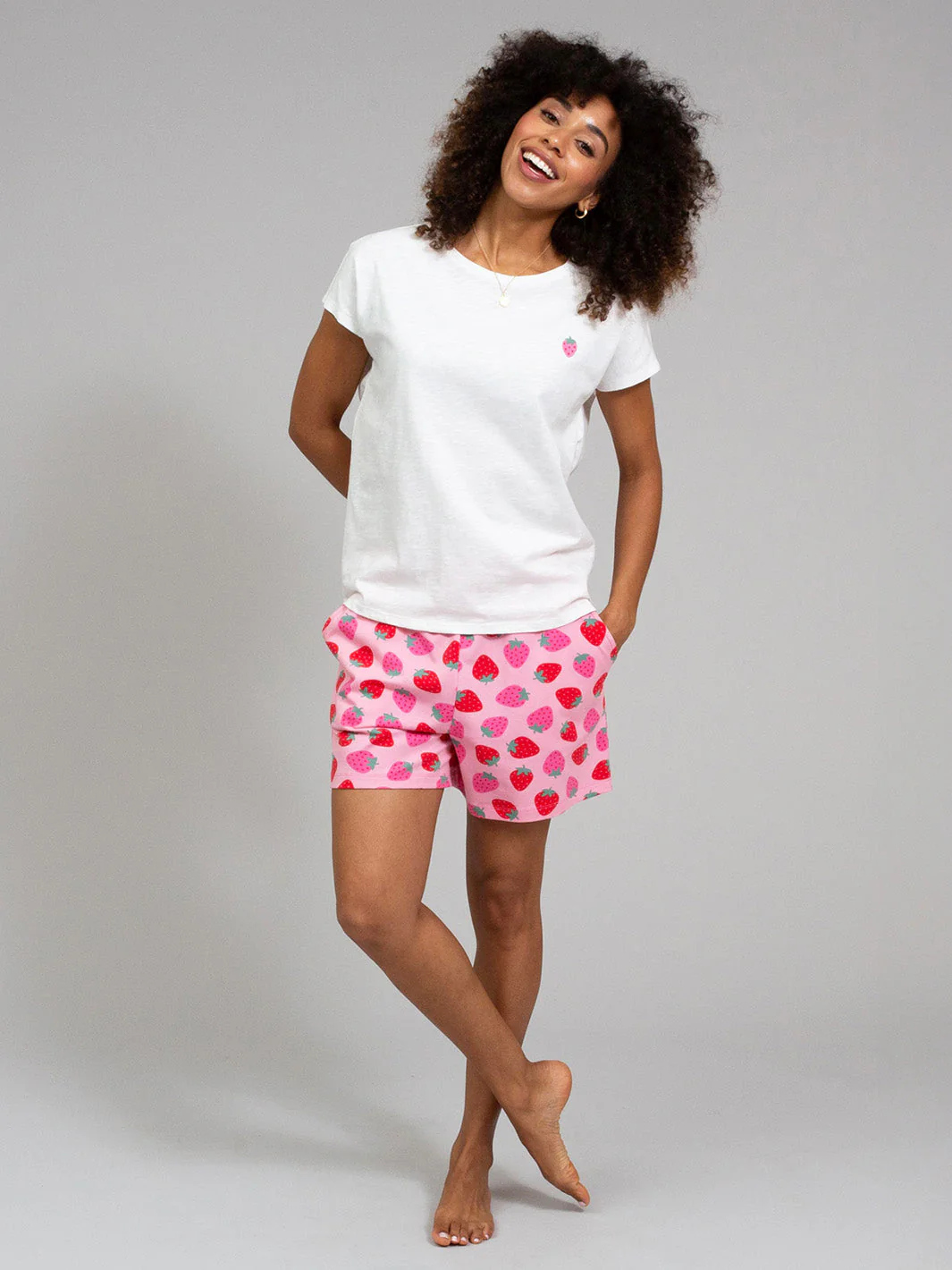 Cleavel Jersey Pyjama Shorts - Image 3