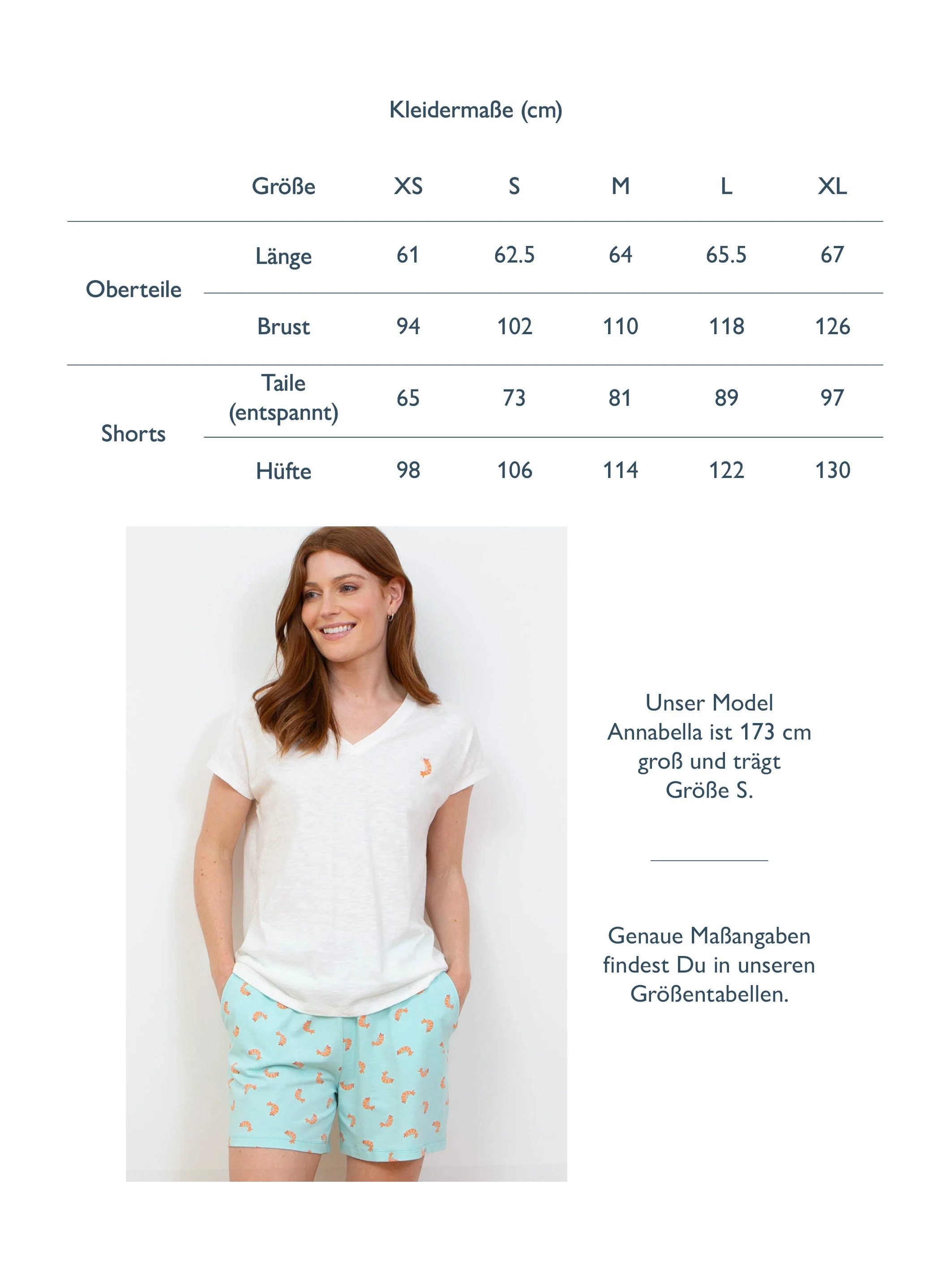 Cleavel Jersey Pyjamas Mit Shorts - Image 8