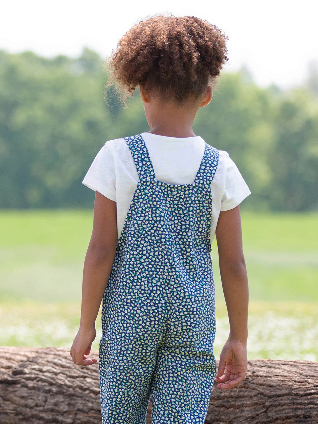 Dinky Ditsy Latzhose Navy - Image 3