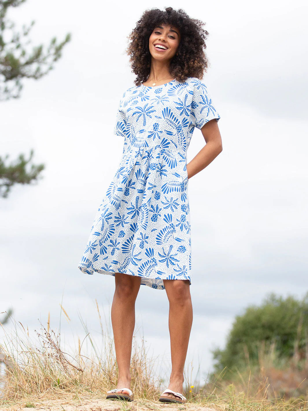 Harbour Slub-Jersey Kleid Tukan Kann