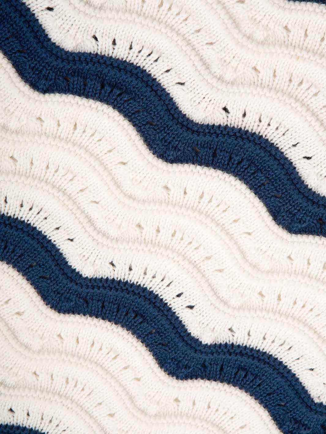 Heirloom Strickdecke Navy - Image 4