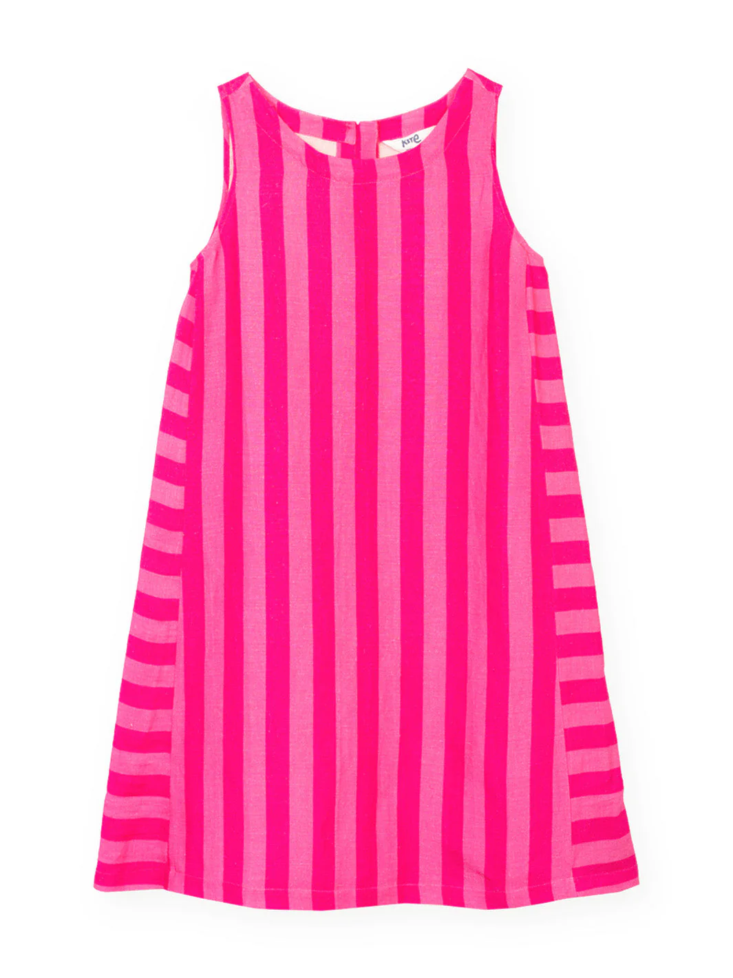Hengistbury Gewebtes Shiftkleid Azalee Streifen - Image 2