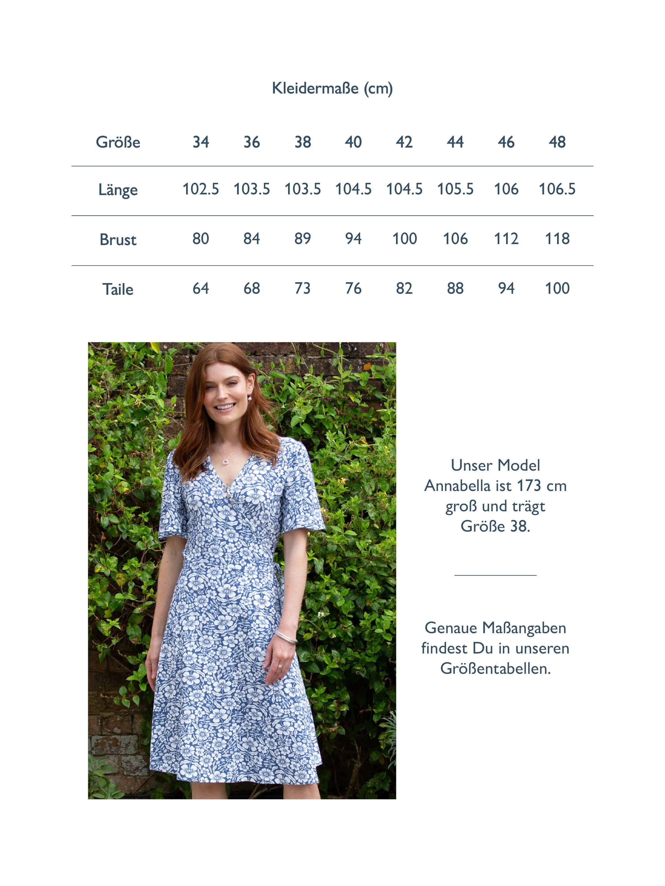 Highcliffe Jersey Wickelkleid Full Bloom - Image 6