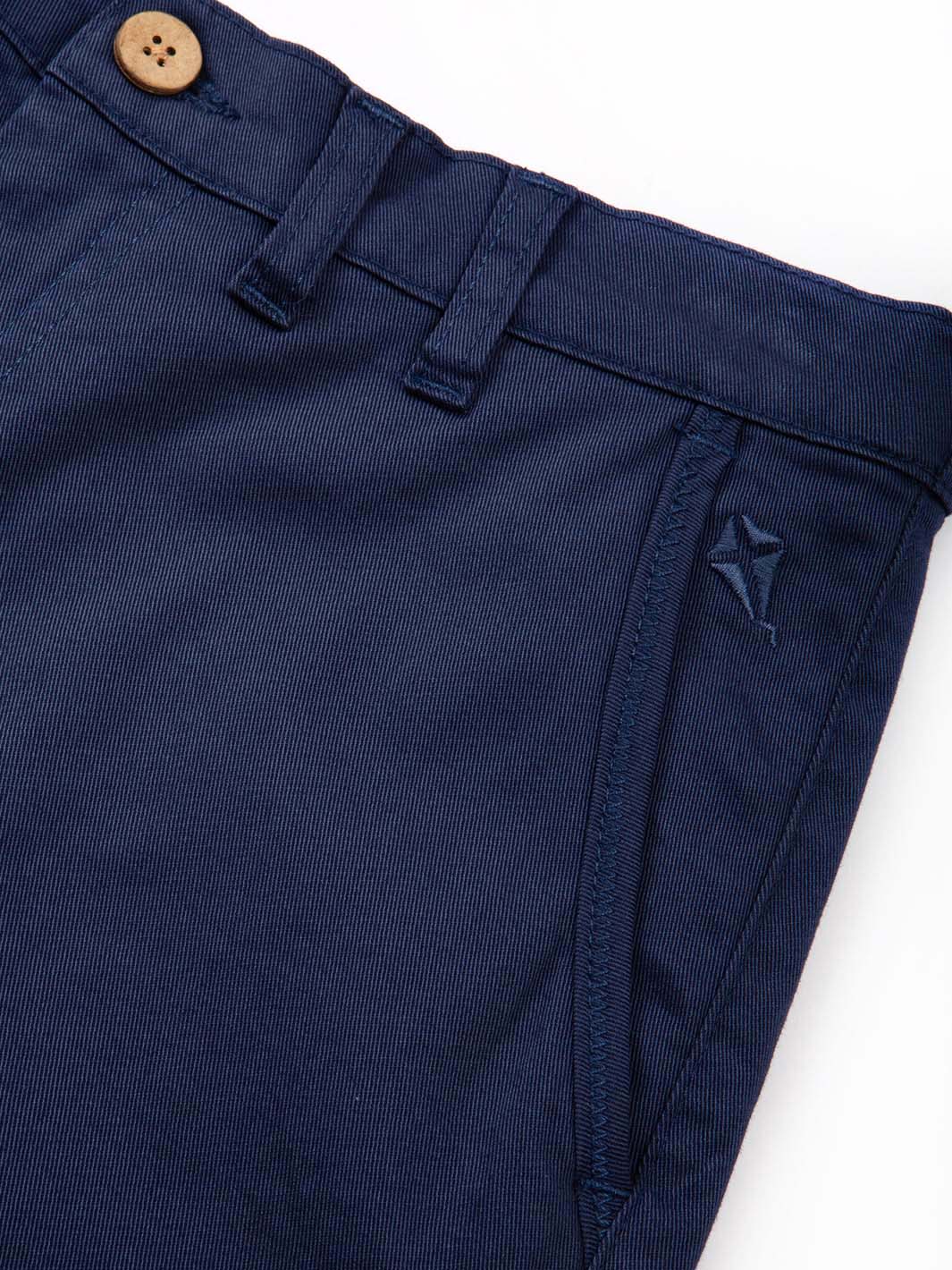 Kimmeridge Twill Chino Shorts Midnight - Image 5