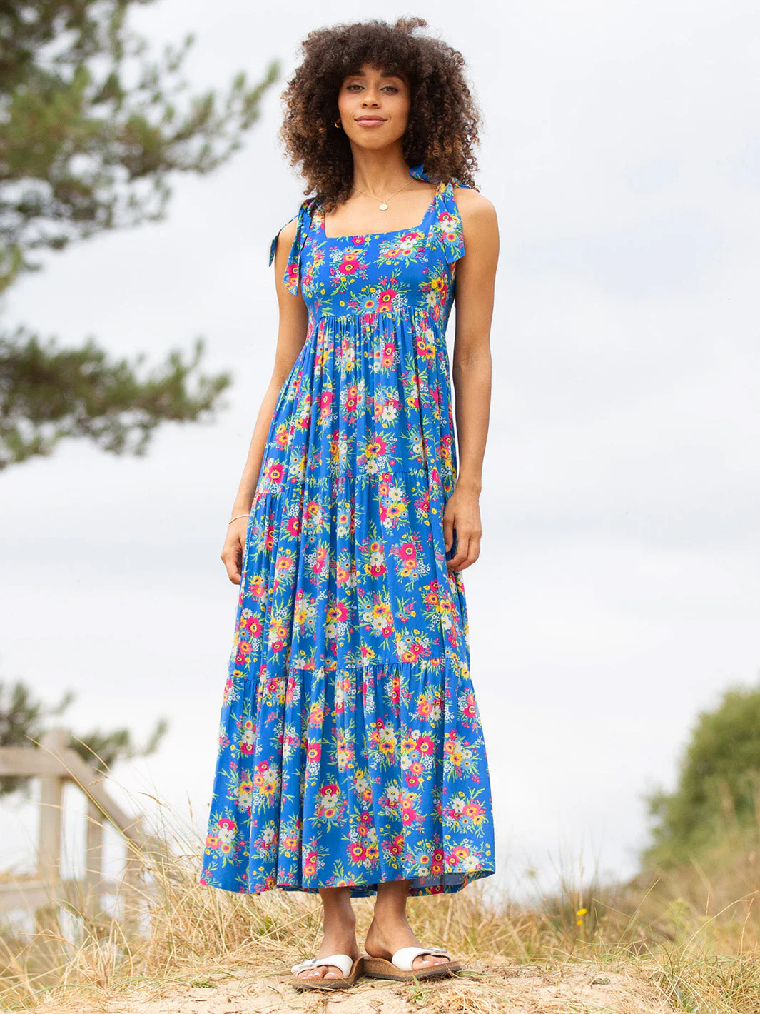Littlemoor Gewebtes Kleid Blumenbund