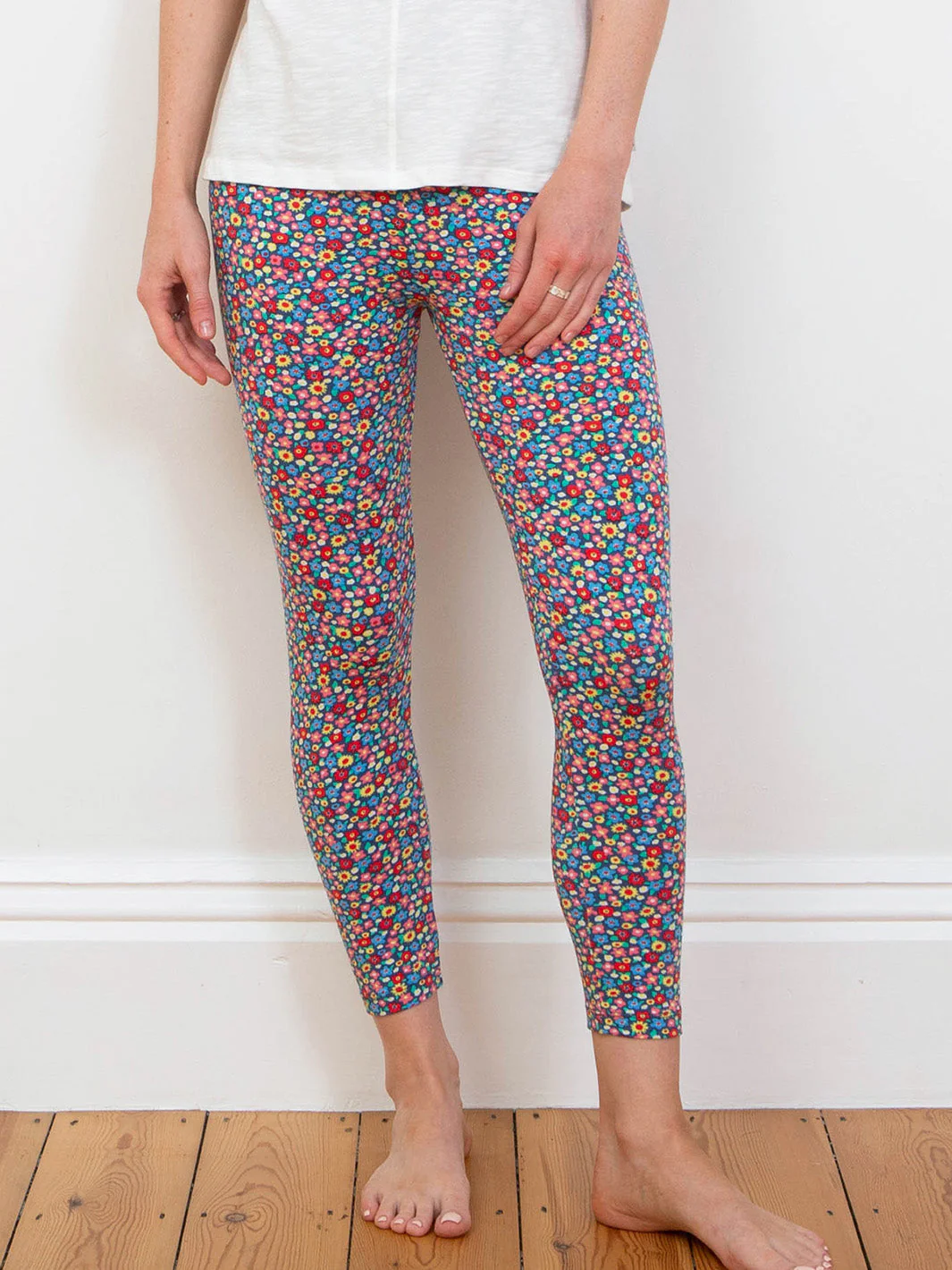 Lytchett 7/8 Leggings Meadow Ditsy Bright - Image 3