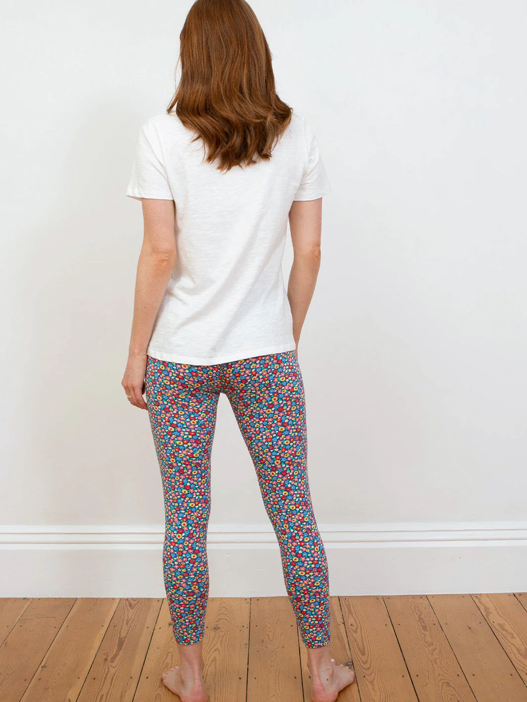 Lytchett 7/8 Leggings Meadow Ditsy Bright - Image 4