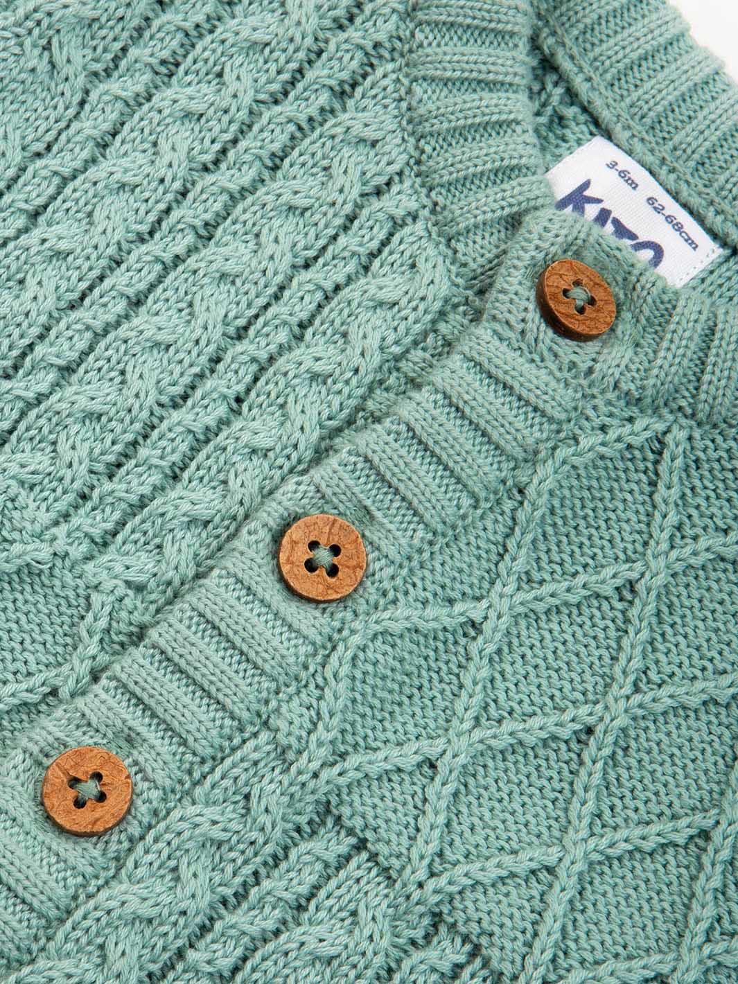 My First Strickjacke Soft Aloe - Image 5