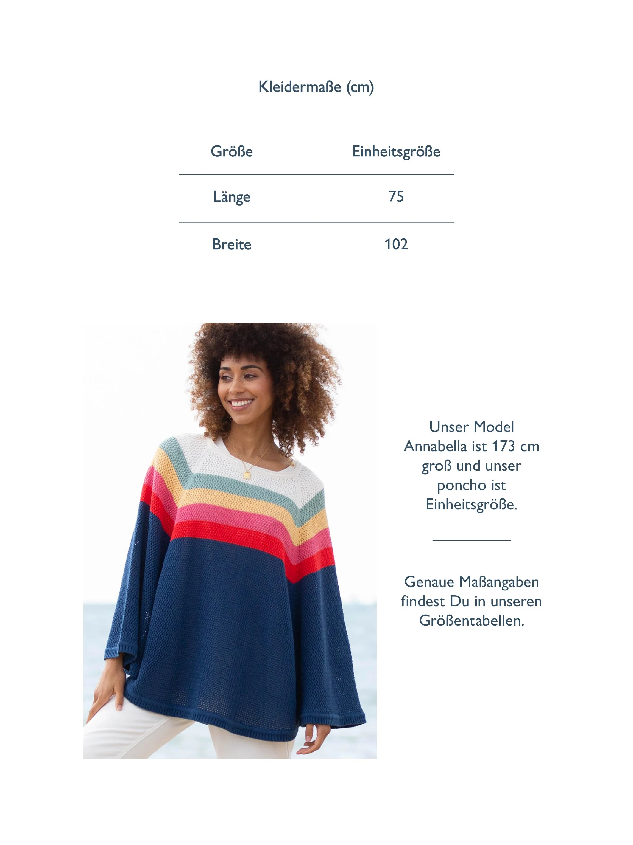Poole Knit Poncho - Image 7