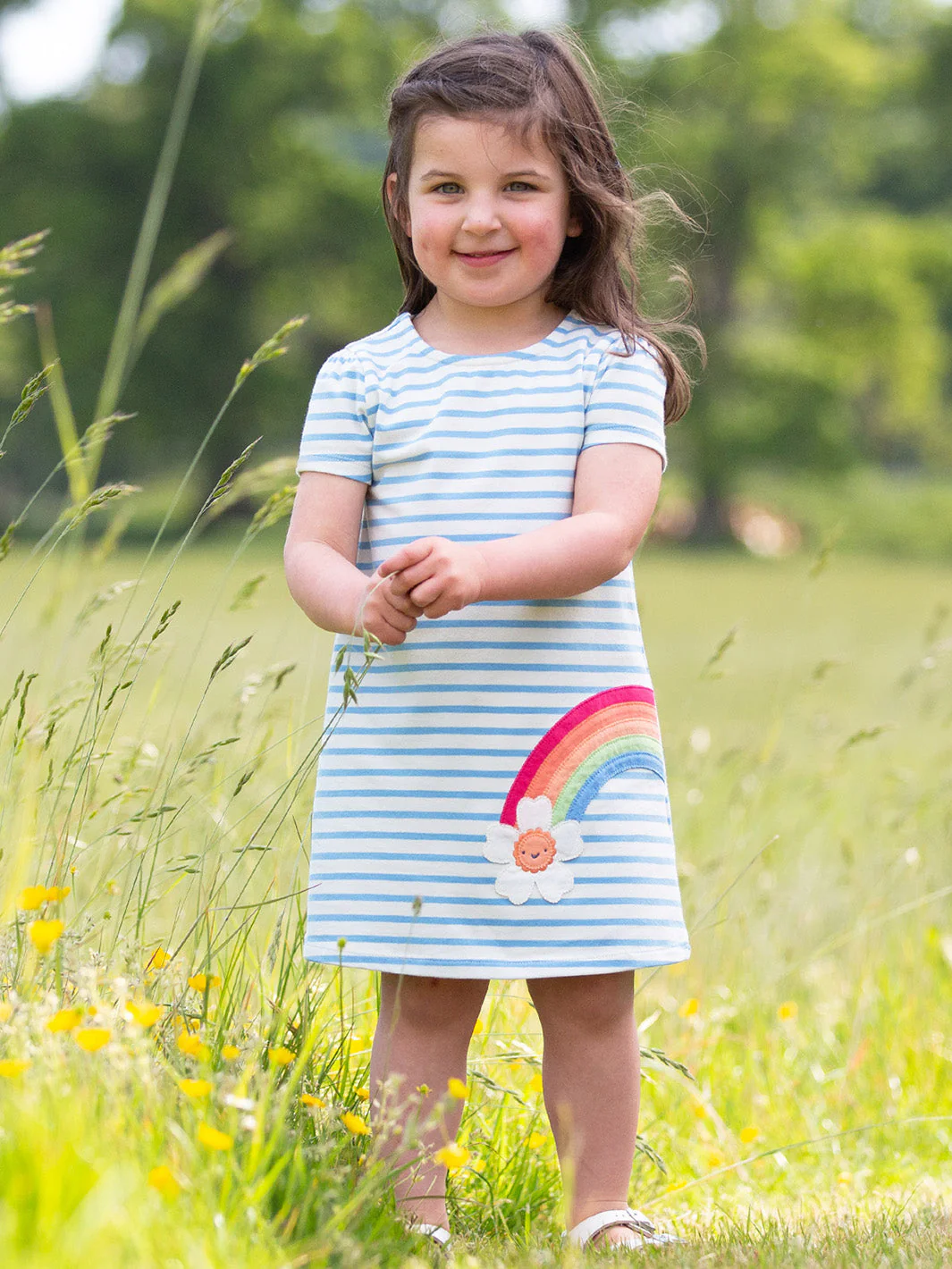 Regenbogenblume Kleid - Image 2