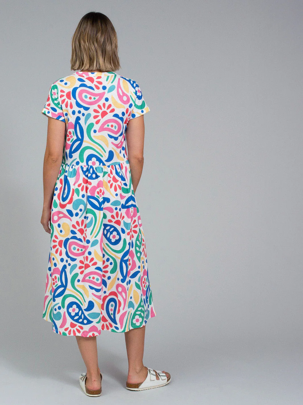 Ryall Slub-Jersey Kleid Paisley Power - Image 4