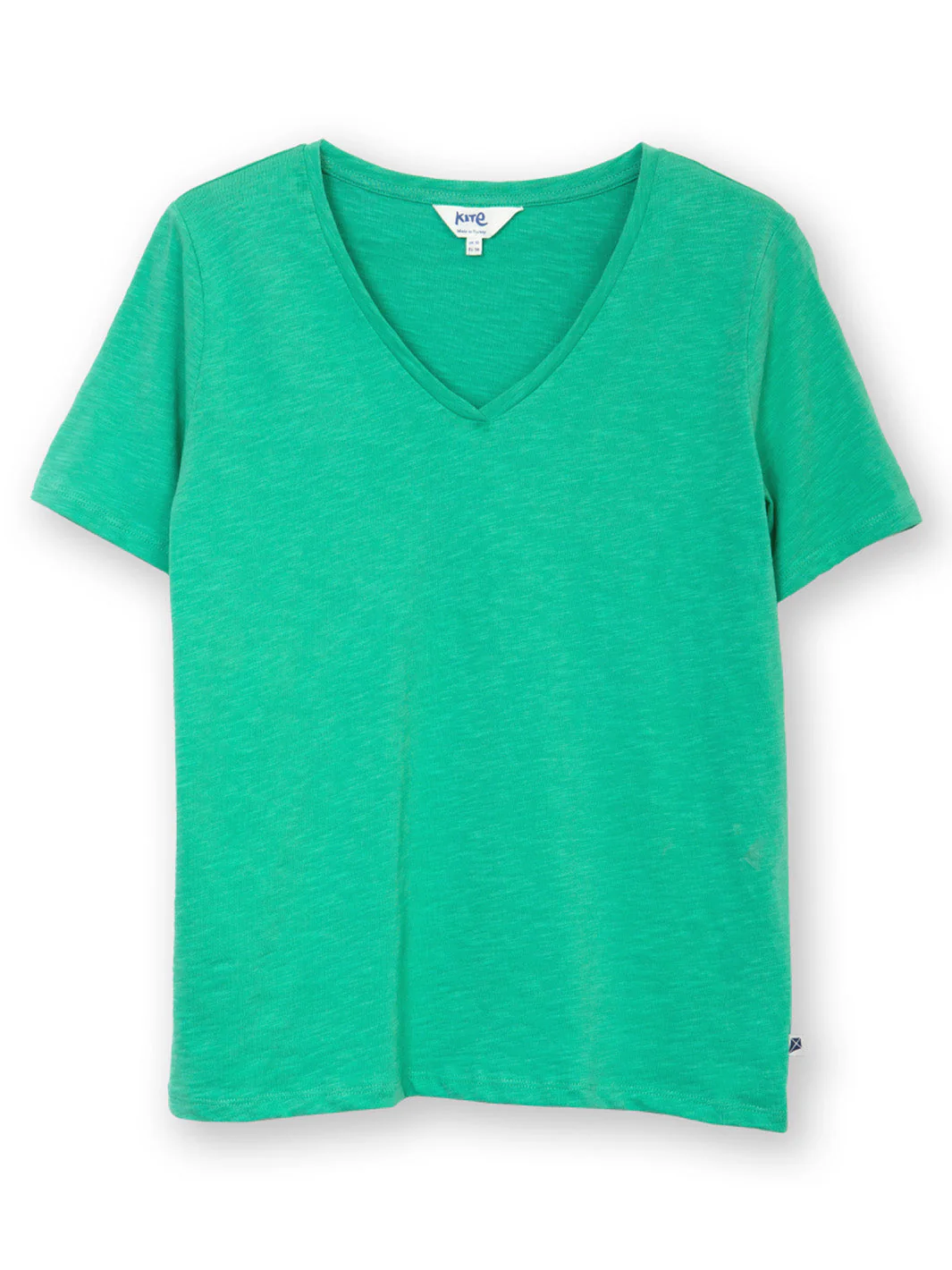 Sandford Ausbrenner Jersey Shirt V-Kragen Kresse - Image 2