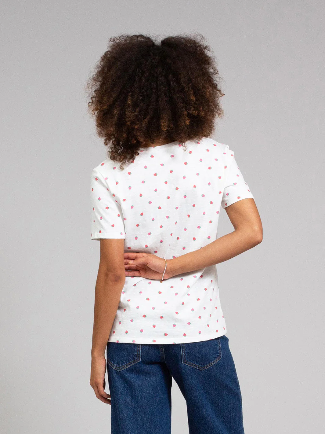 Sandford Slub-Jersey Shirt Berry Dot - Image 5