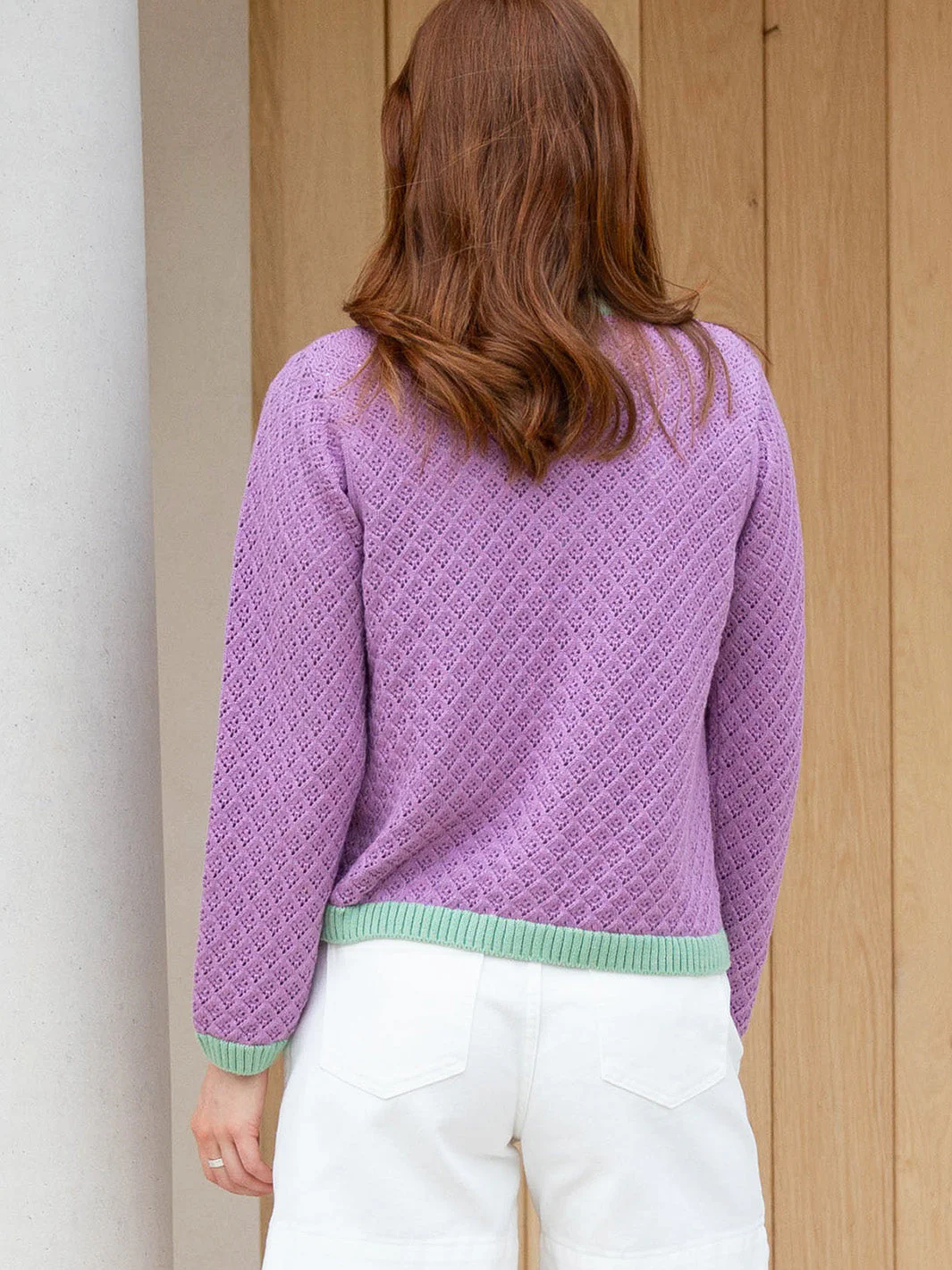 Shapwick Strickjacke Lila - Image 4