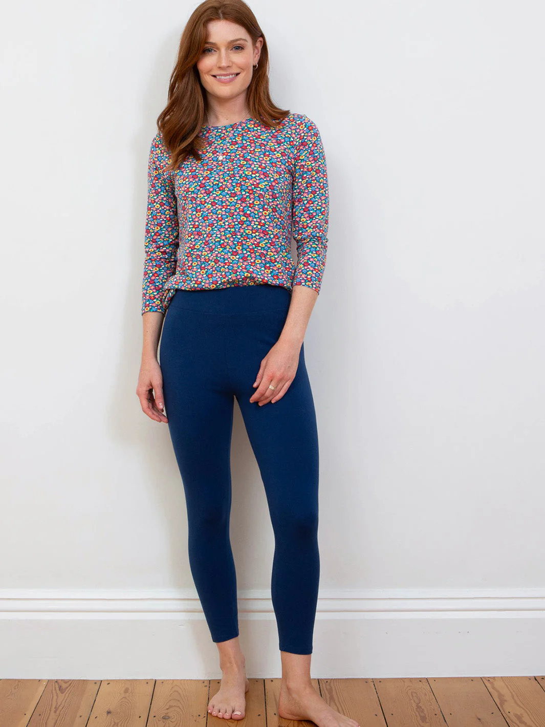 Tarrant Jersey Shirt 3/4 Ärmel Meadow Ditsy Bright - Image 3