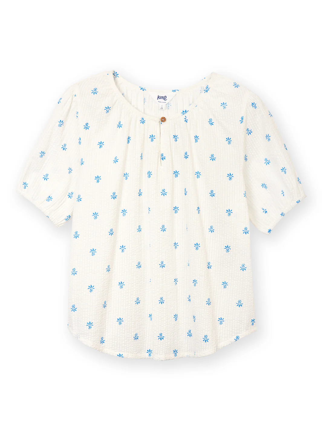 Tincleton Seersucker Bluse Ananaspünktchen - Image 2