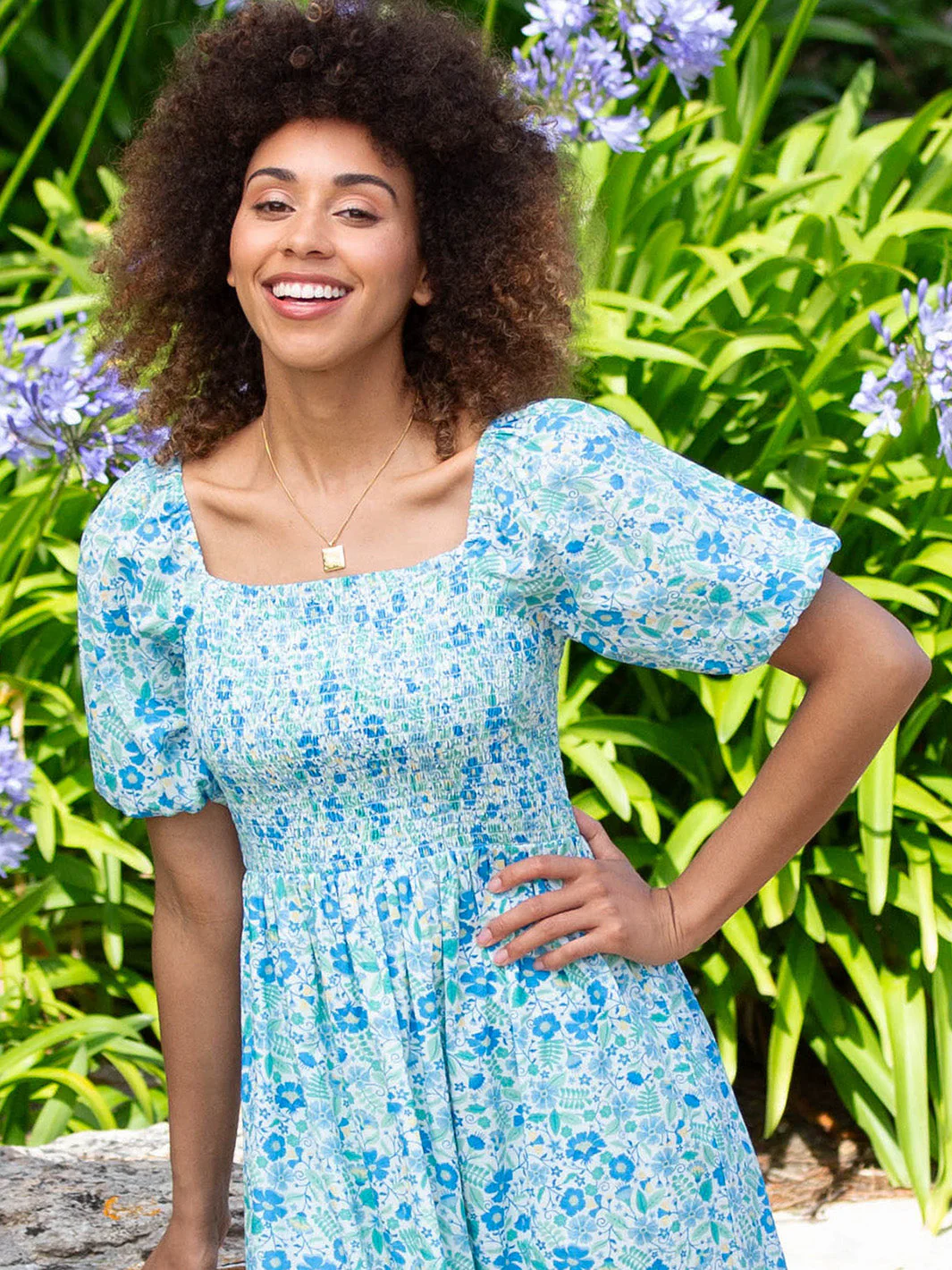 Winfrith Batist Kleid Floralia - Image 3