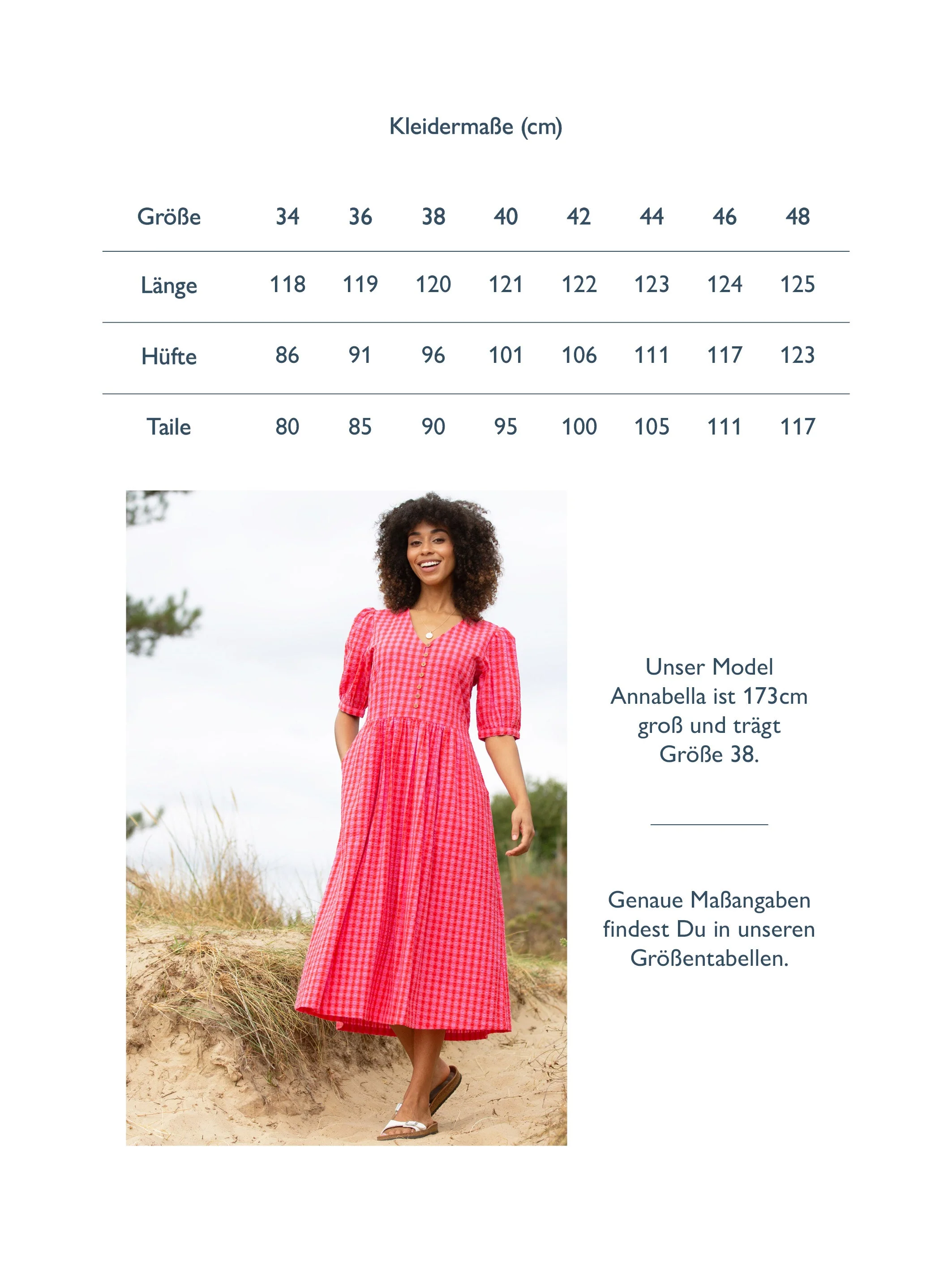 Worgret Seersucker Kleid Karomuster - Image 8
